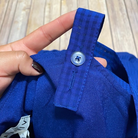 AVA & VIV Tiered Maxi Dress Cobalt Plus Size 1X - Picture 4 of 6